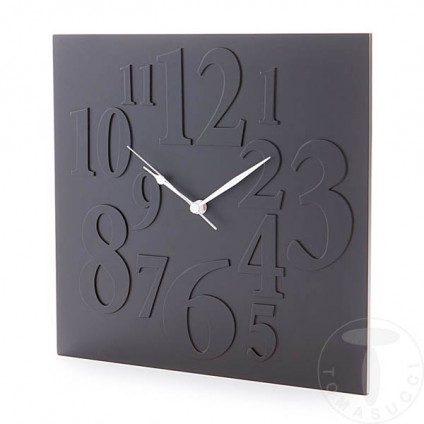 Wall clock MIX BLACK